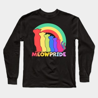 Rainbow Cat Pride Long Sleeve T-Shirt